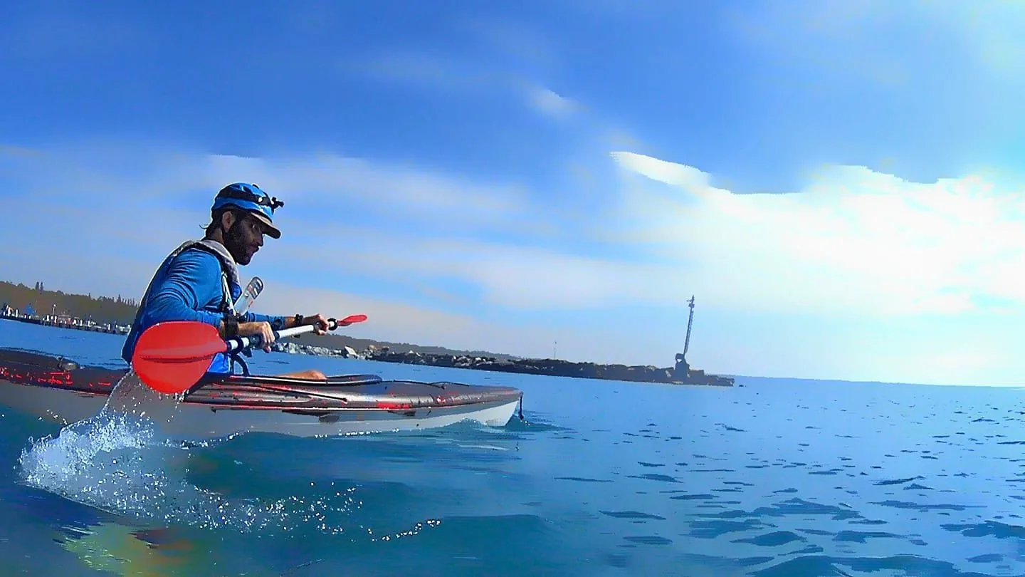 Kraig Gallivan on the water