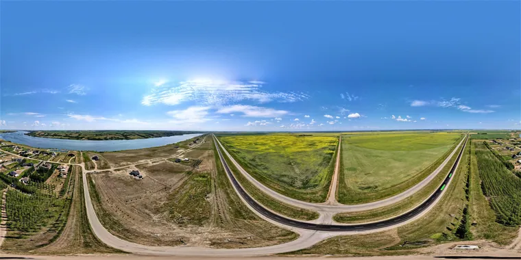 Agricultural fields, Saskatchewan